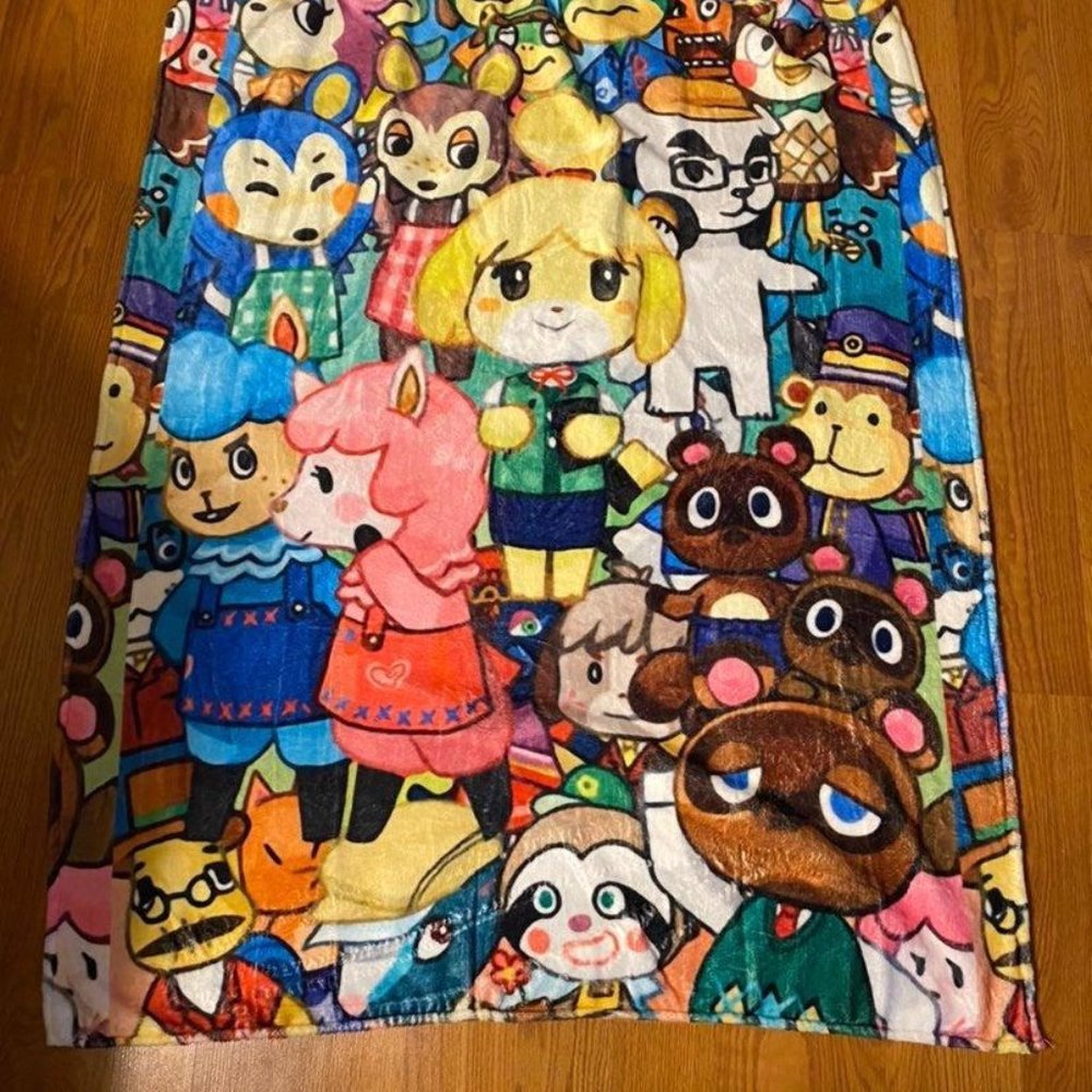 Animal Crossing blanket